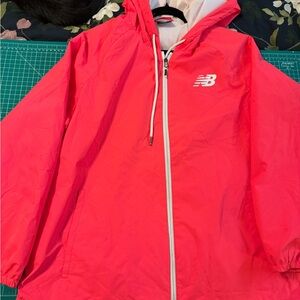 New Balance Bright Pink Hooded Jacket
